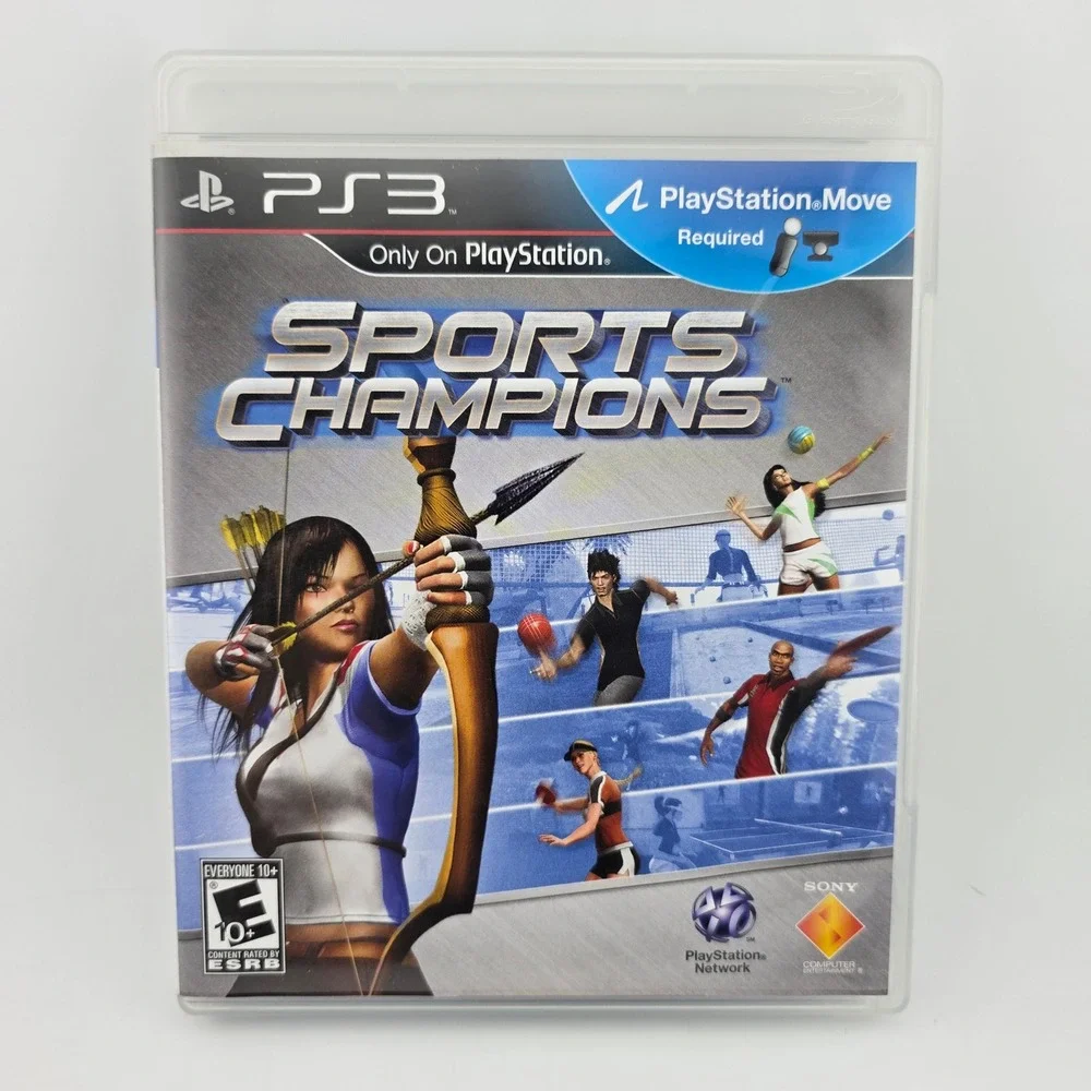 Sony Sports Champions PS3 Move Required Video Game Good Condition Active‎ CIB